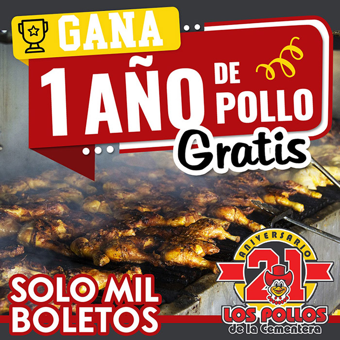 Los Pollos de la Cementera - Sorteo Aniversario